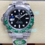 Top Copy Rolex Left-handed GMT-Master II ARF 3285 Sprite Ceramic Bezel Oyster Watch 